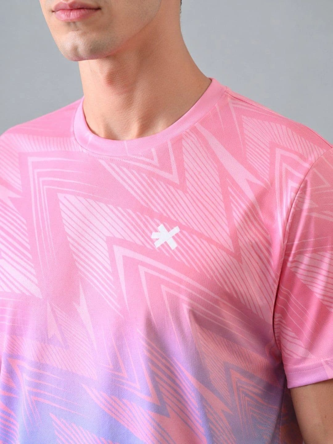 HRX by Hrithik Roshan Men Printed Dri-FIT T-shirt thumbnail 2