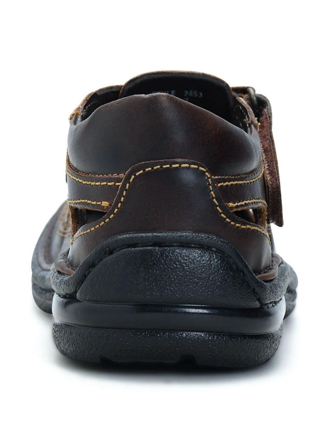 Mardi Gras Men Leather Comfort Sandals thumbnail 3