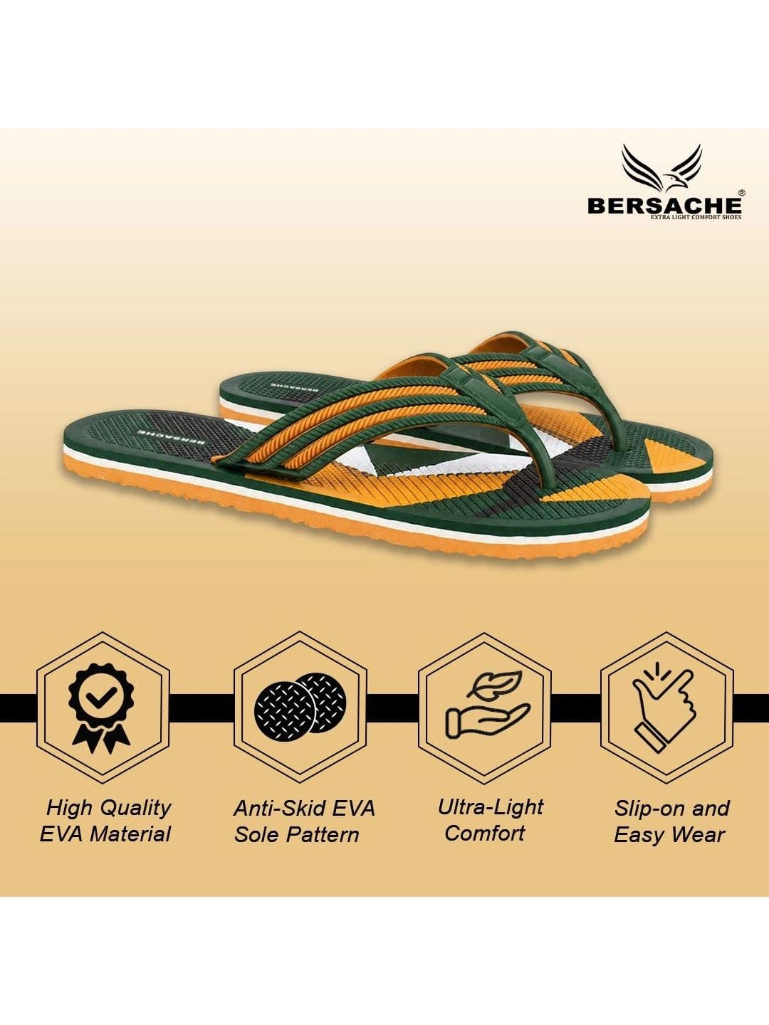 BERSACHE Men Comfort Sandals thumbnail 5