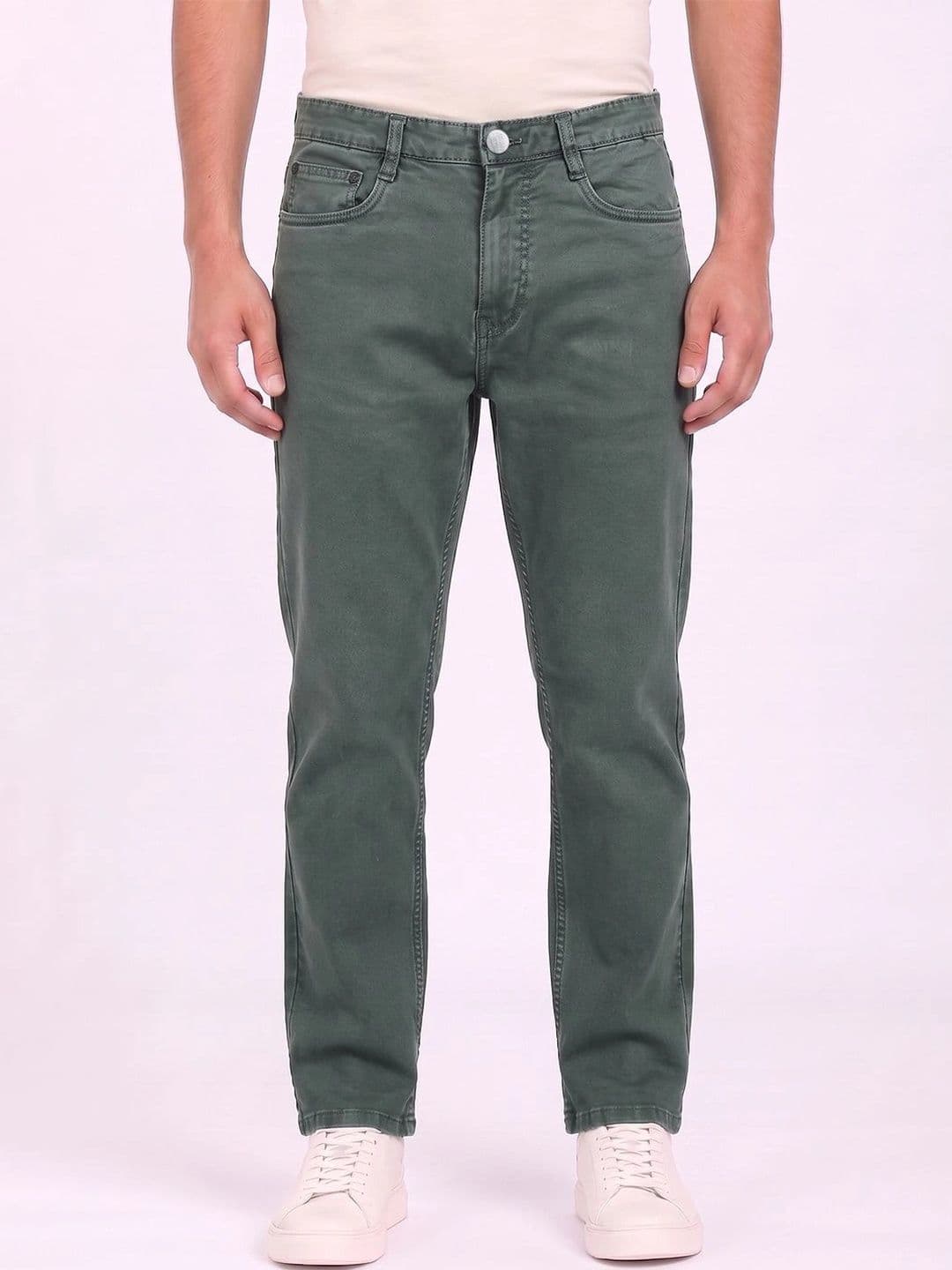 THUNDER JEANS Men Regular Fit Mid-Rise Stretchable Jeans thumbnail 3