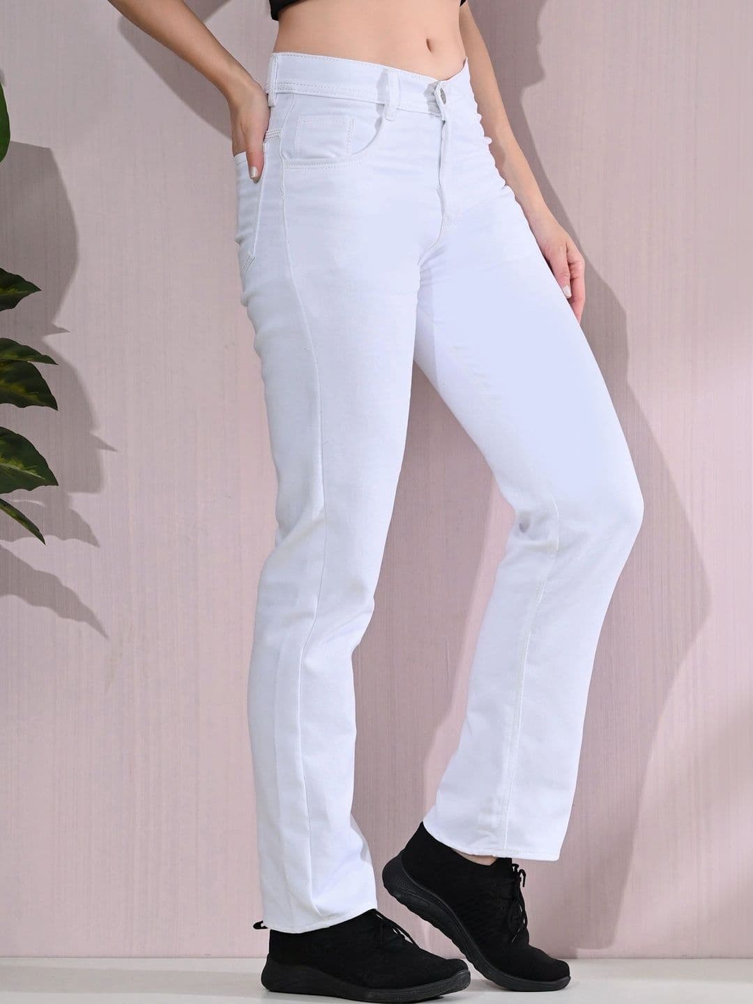 Encrypt Women Classic Regular Fit Mid-Rise Stretchable Jeans thumbnail 5