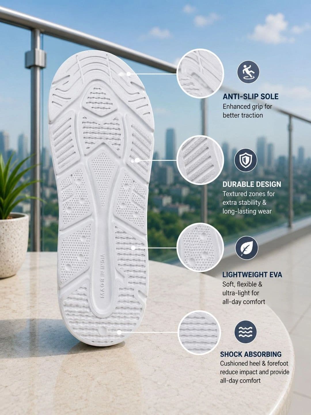 TRV Men Thong Flip-Flops thumbnail 5