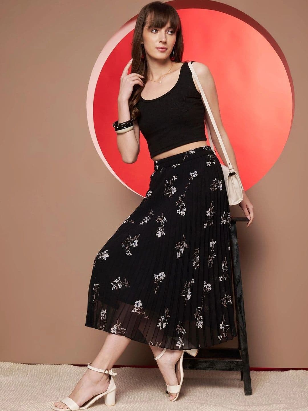CORSICA Women Floral Midi A-Line Skirt thumbnail 6