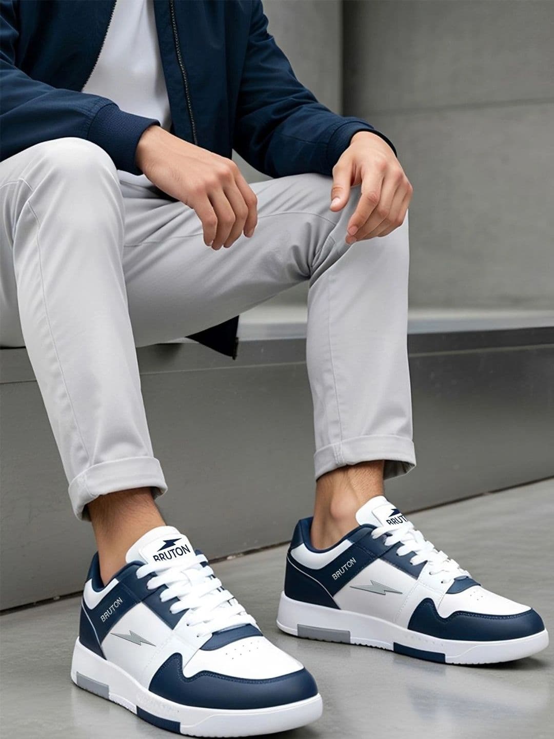 Bruton Men Mesh Running Shoes thumbnail 4