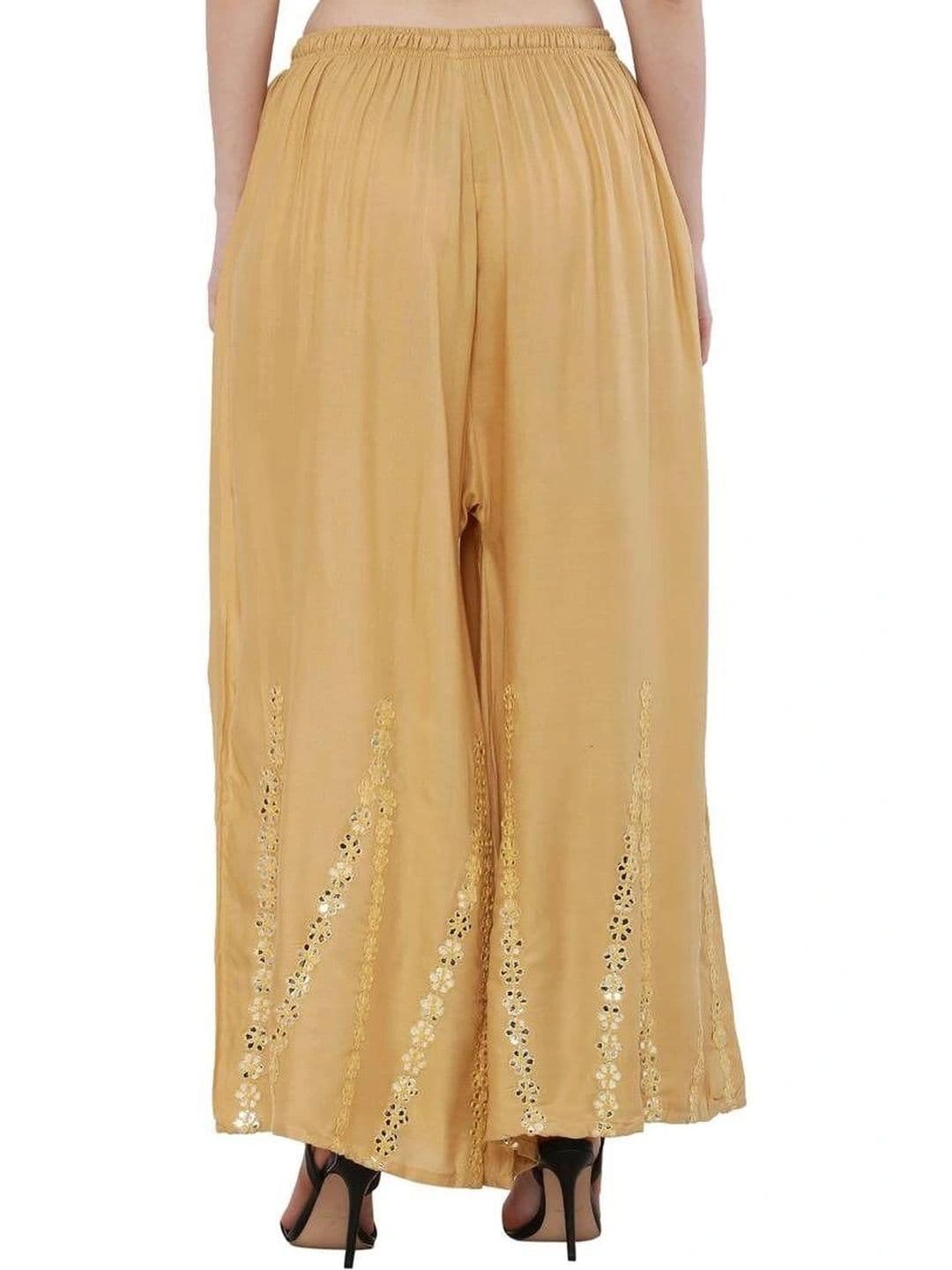 Meyara Women Embellished Knitted Ethnic Palazzos thumbnail 4