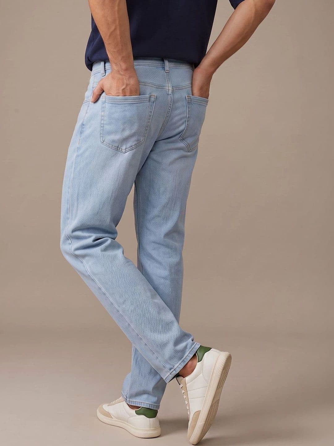 Kook N Keech Men Classic Regular Fit Mid-Rise Stretchable Jeans thumbnail 3