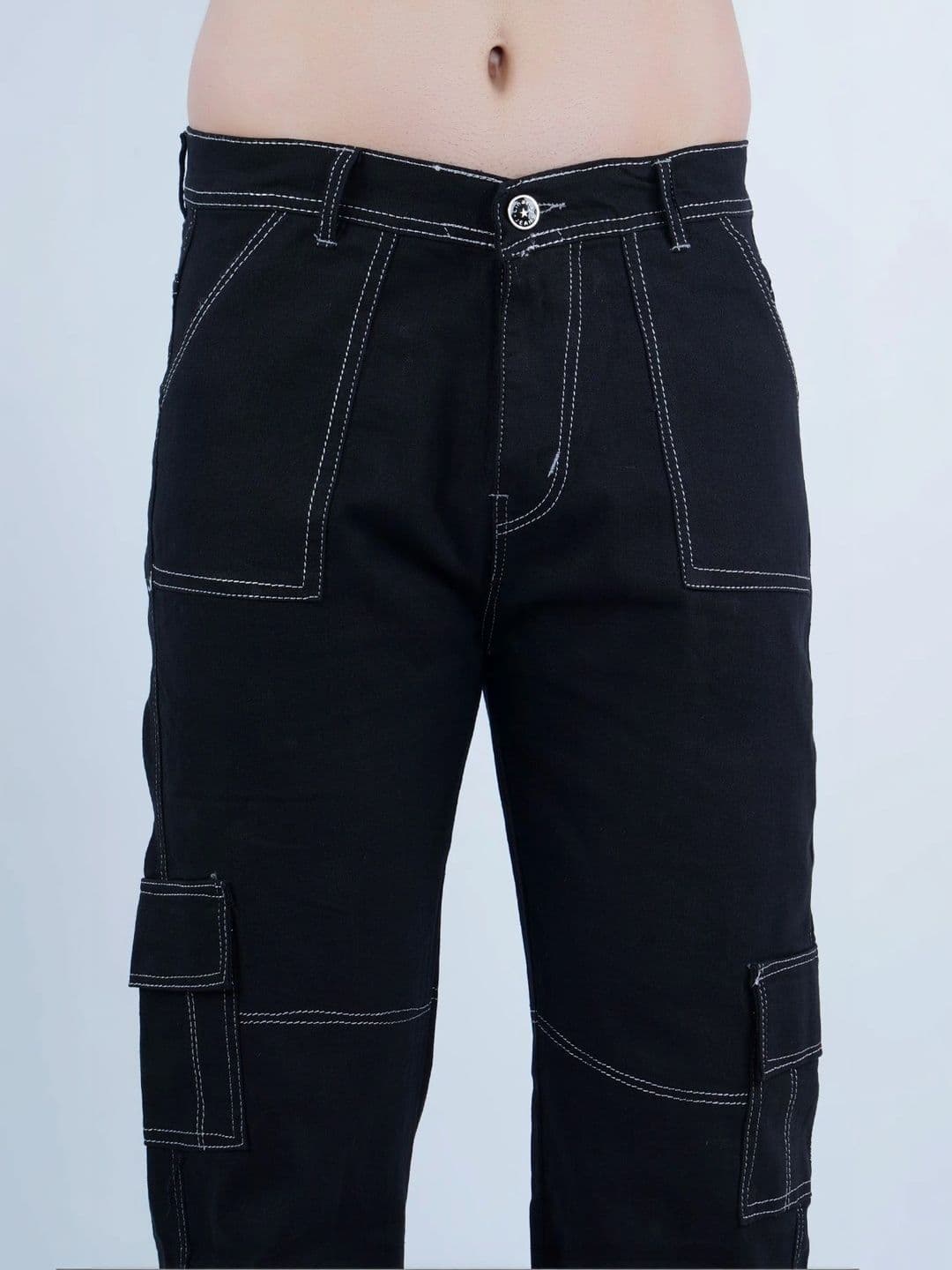 R.Code by The Roadster Life Co. Men Classic Relaxed Fit Mid-Rise Stretchable Jeans thumbnail 4