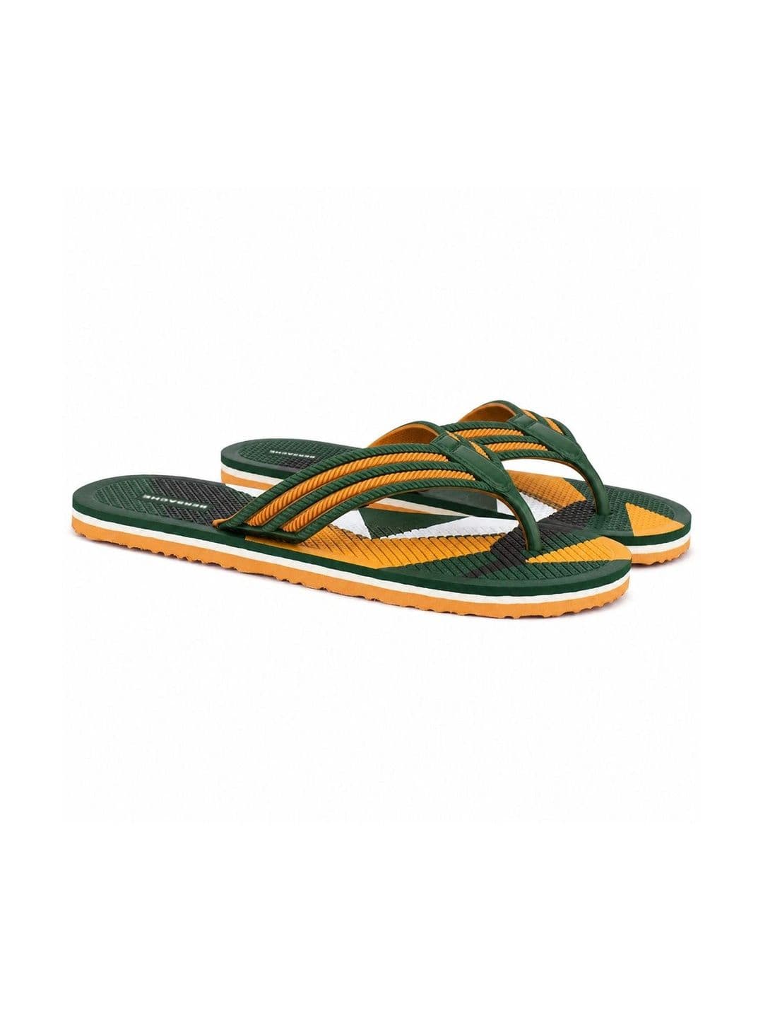 BERSACHE Men Colourblocked Thong Flip-Flops thumbnail 5