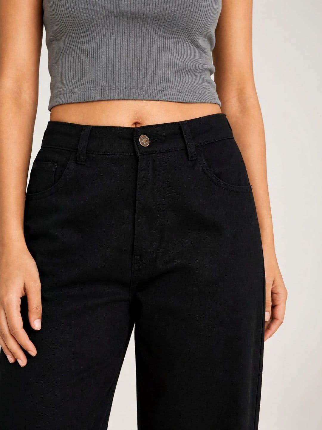 Mast & Harbour Women Classic Relaxed Fit Mid-Rise Stretchable Jeans thumbnail 5