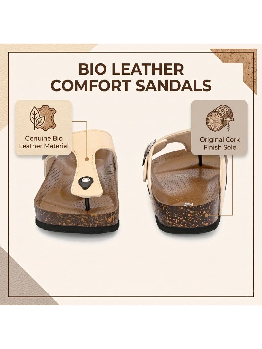 BINUTOP Men Comfort Sandals thumbnail 4