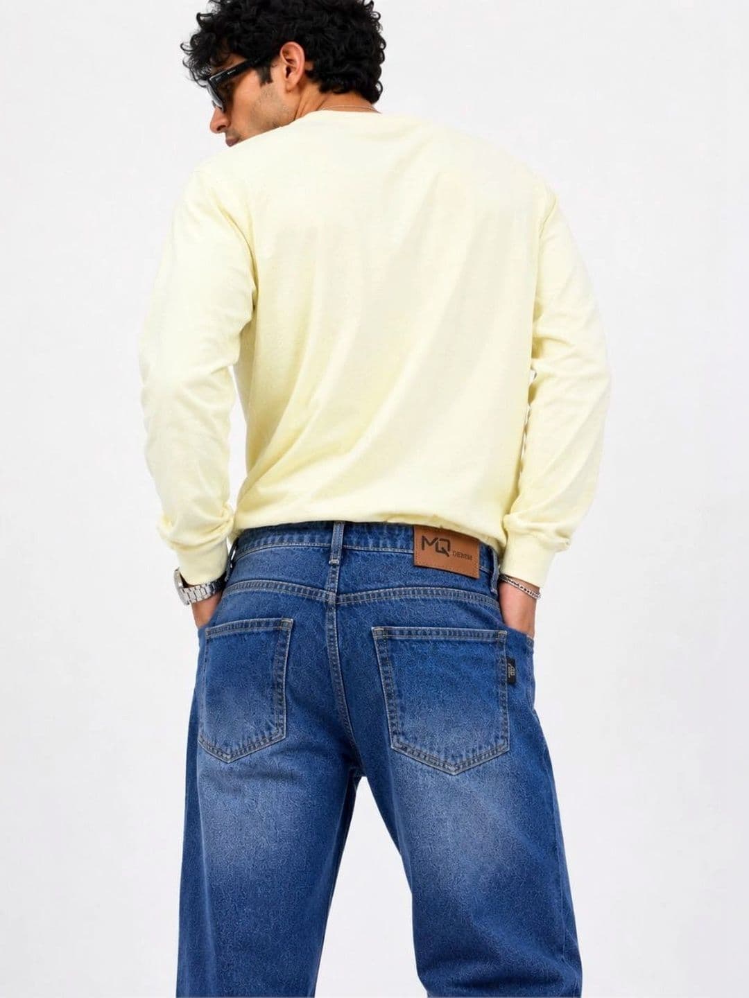 MQ Denim Men Straight Fit Mid-Rise Light Fade Jeans thumbnail 5