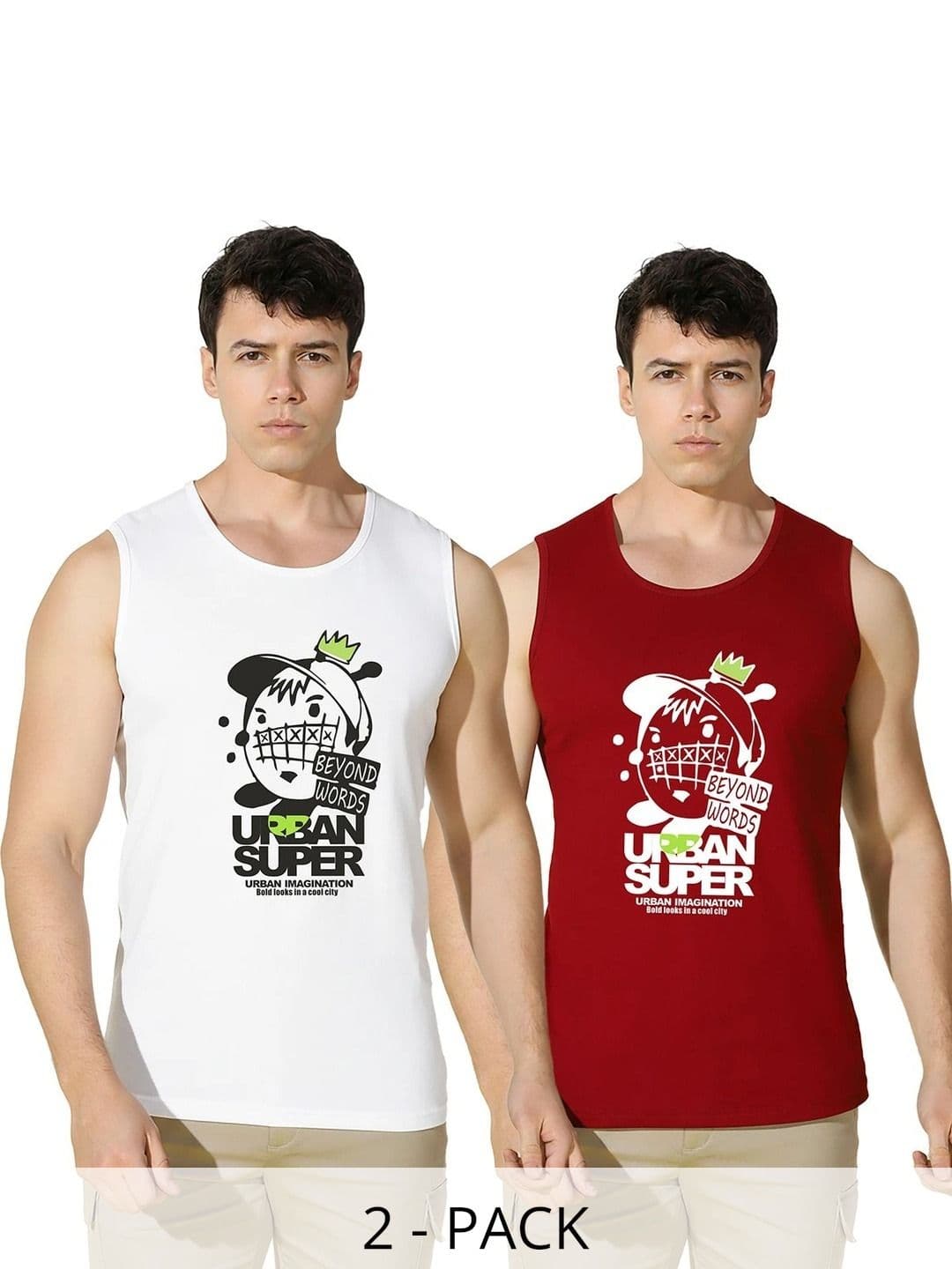 MINISTRY OF FRIENDS Men Pack of  2 Printed T-shirt - view 1