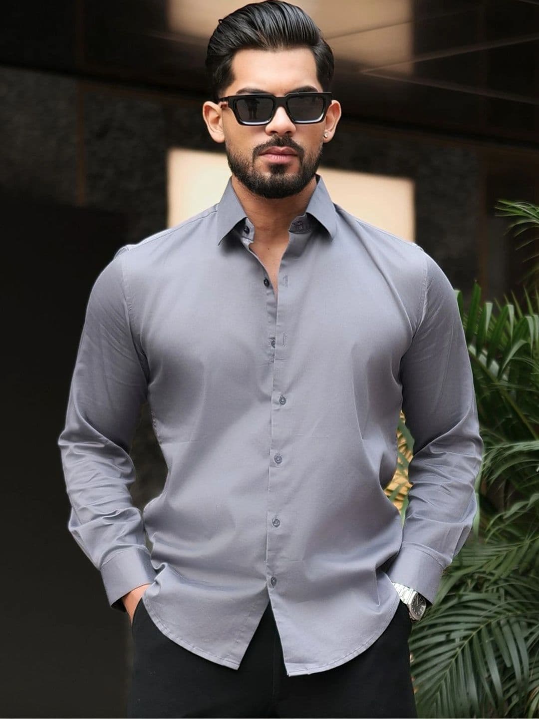 Urban Scissors Men Comfort Casual Shirt thumbnail 5