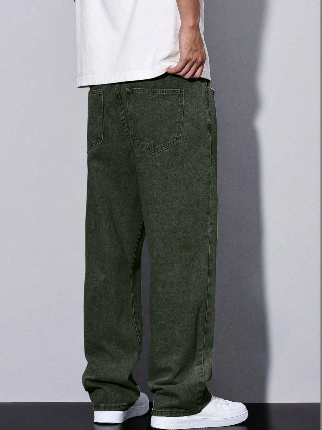 PLUS 91 Men Smart Straight Fit Mid-Rise Jeans thumbnail 3
