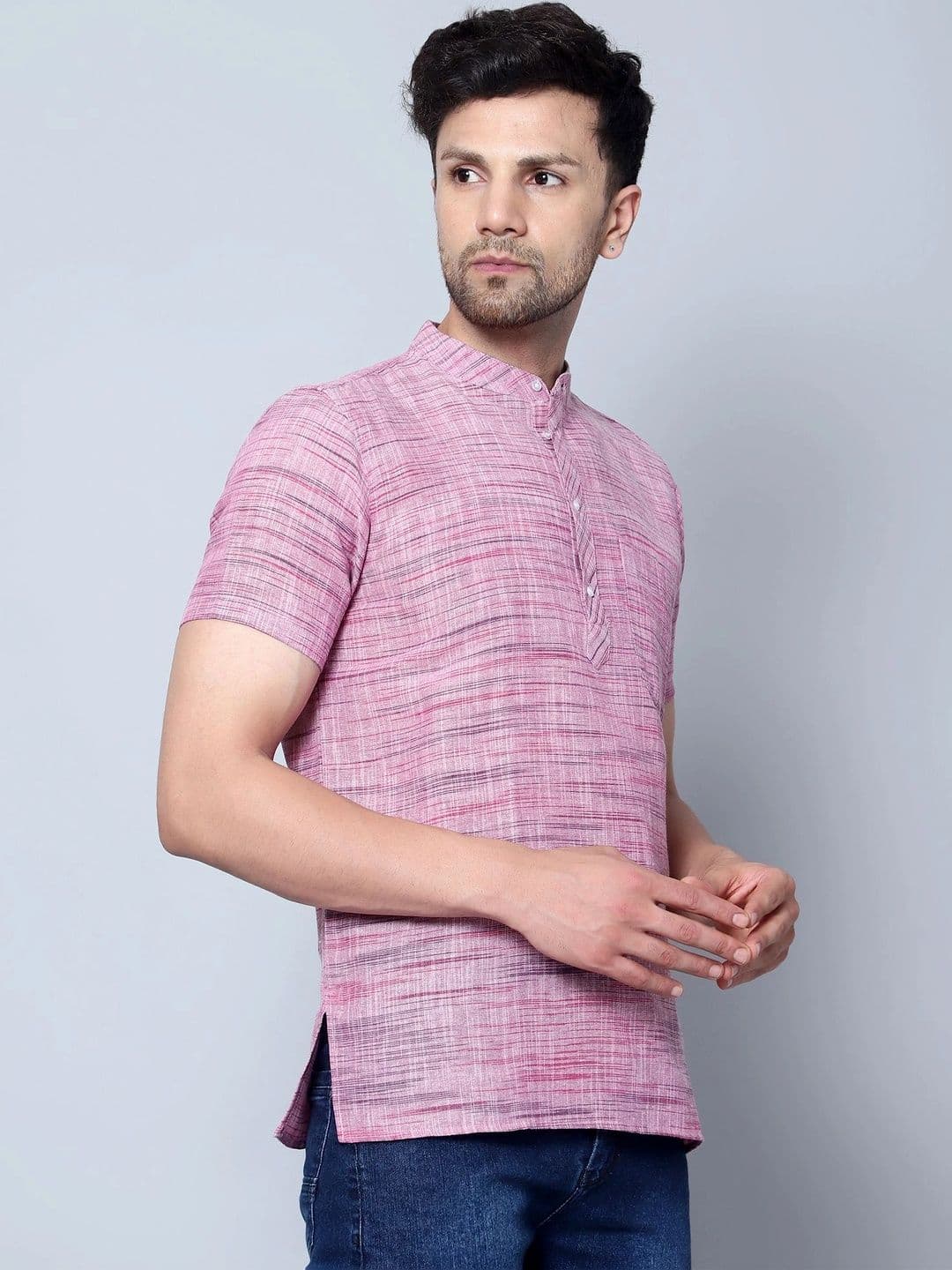 Latest Chikan Garments Men Khadi Kurta thumbnail 6