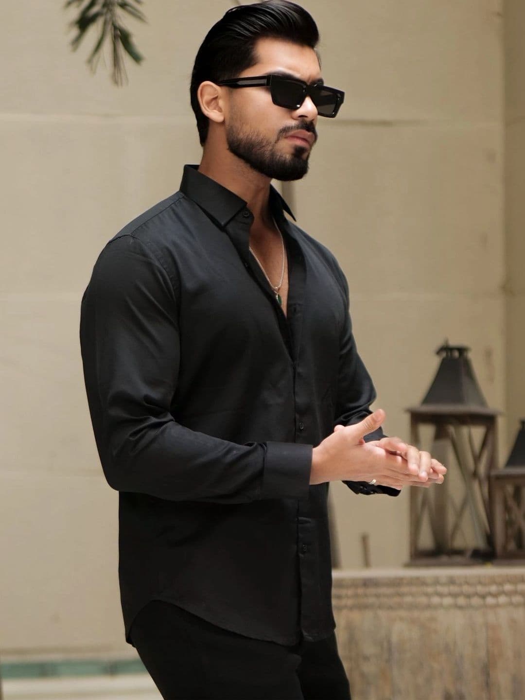 Urban Scissors Men Comfort Casual Shirt thumbnail 6