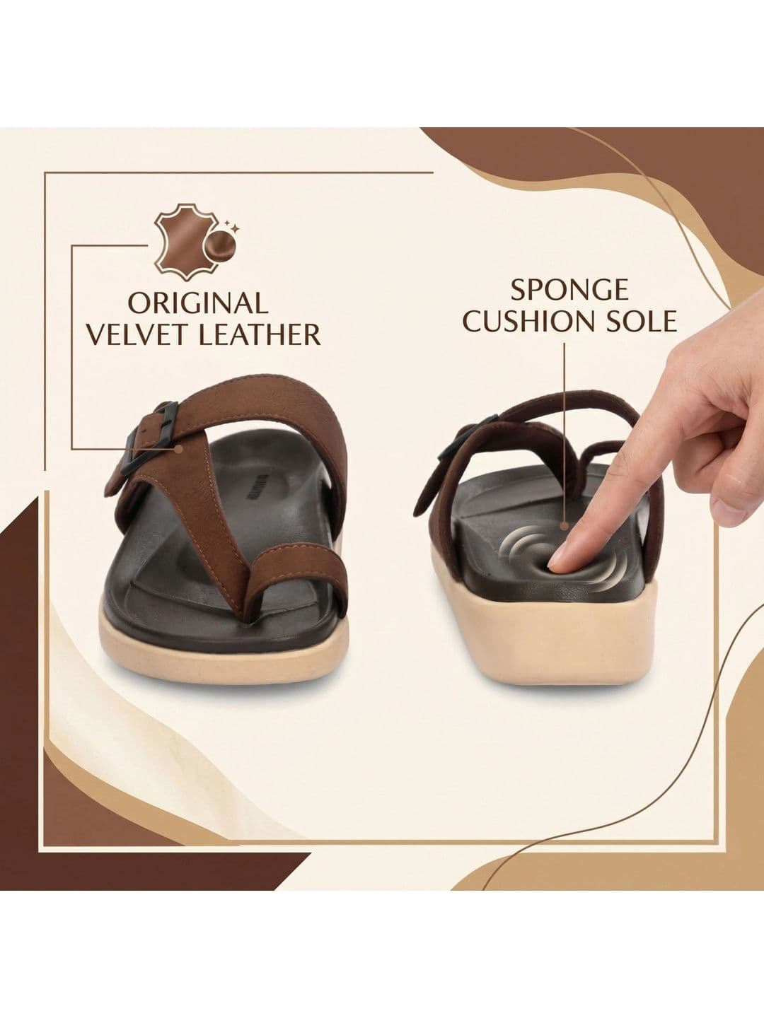 BINUTOP Men Comfort Sandals thumbnail 5