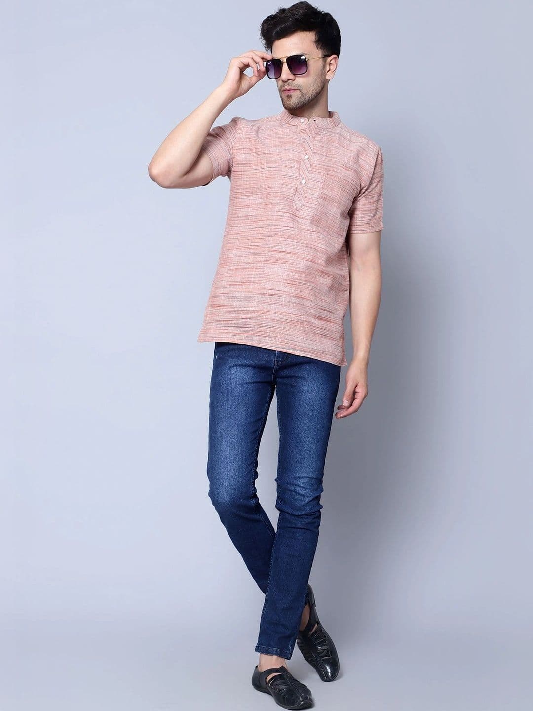 Latest Chikan Garments Men Khadi Kurta thumbnail 6