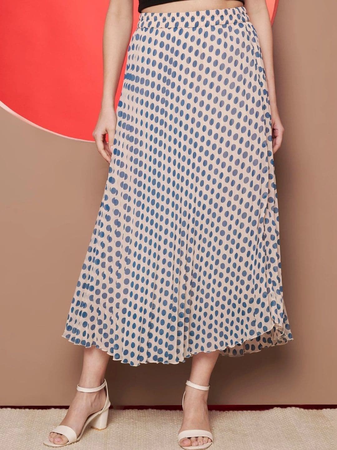 CORSICA Women Geometric Midi Flared Skirt thumbnail 3