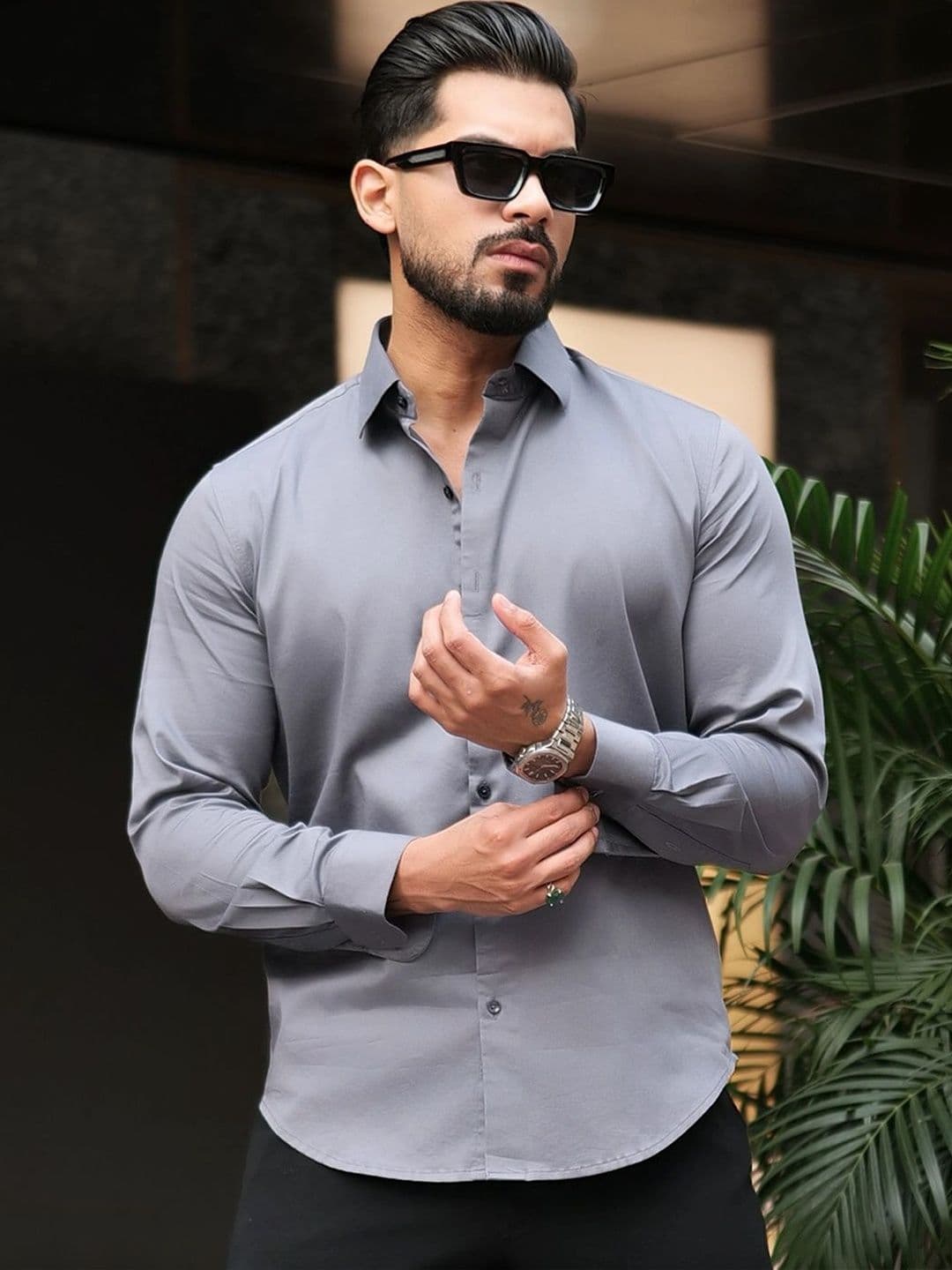 Urban Scissors Men Comfort Casual Shirt thumbnail 4