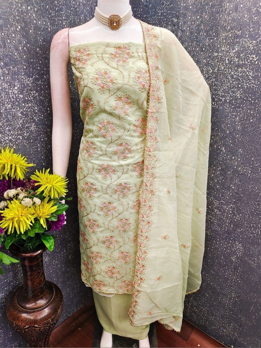 TAVAS Unstitched Dress Material thumbnail 3