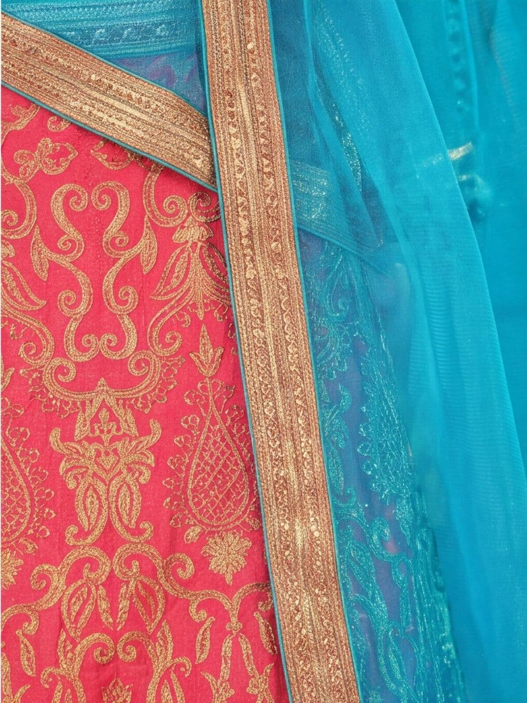 Anouk Rustic Semi-Stitched Lehenga & Unstitched Blouse With Dupatta thumbnail 5