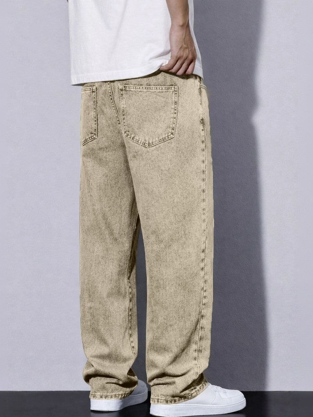 PLUS 91 Men Smart Straight Fit Mid-Rise Jeans thumbnail 2