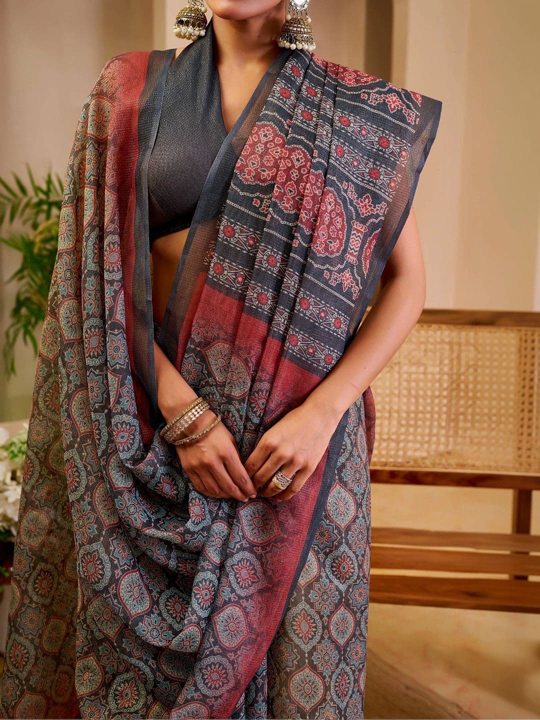 SAIYAMORI Pure Cotton Saree thumbnail 6