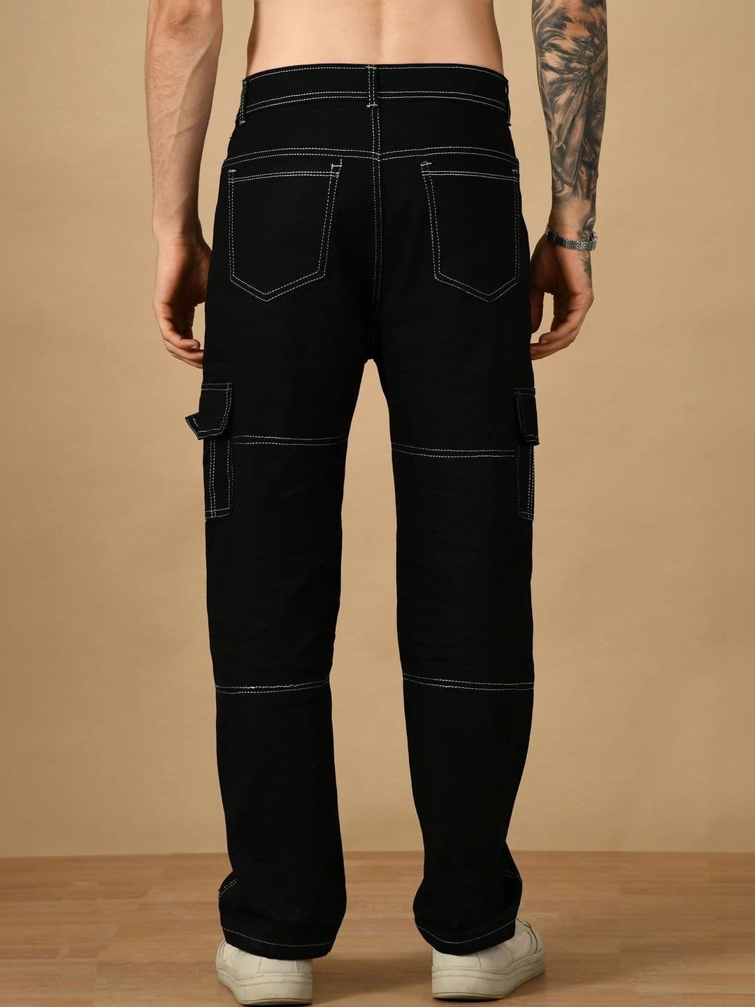 R.Code by The Roadster Life Co. Men Classic Relaxed Fit Mid-Rise Stretchable Jeans thumbnail 2