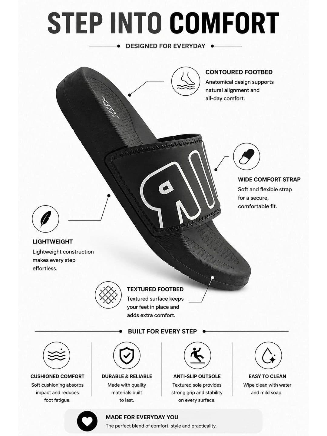 TRV Men Printed Sliders thumbnail 3