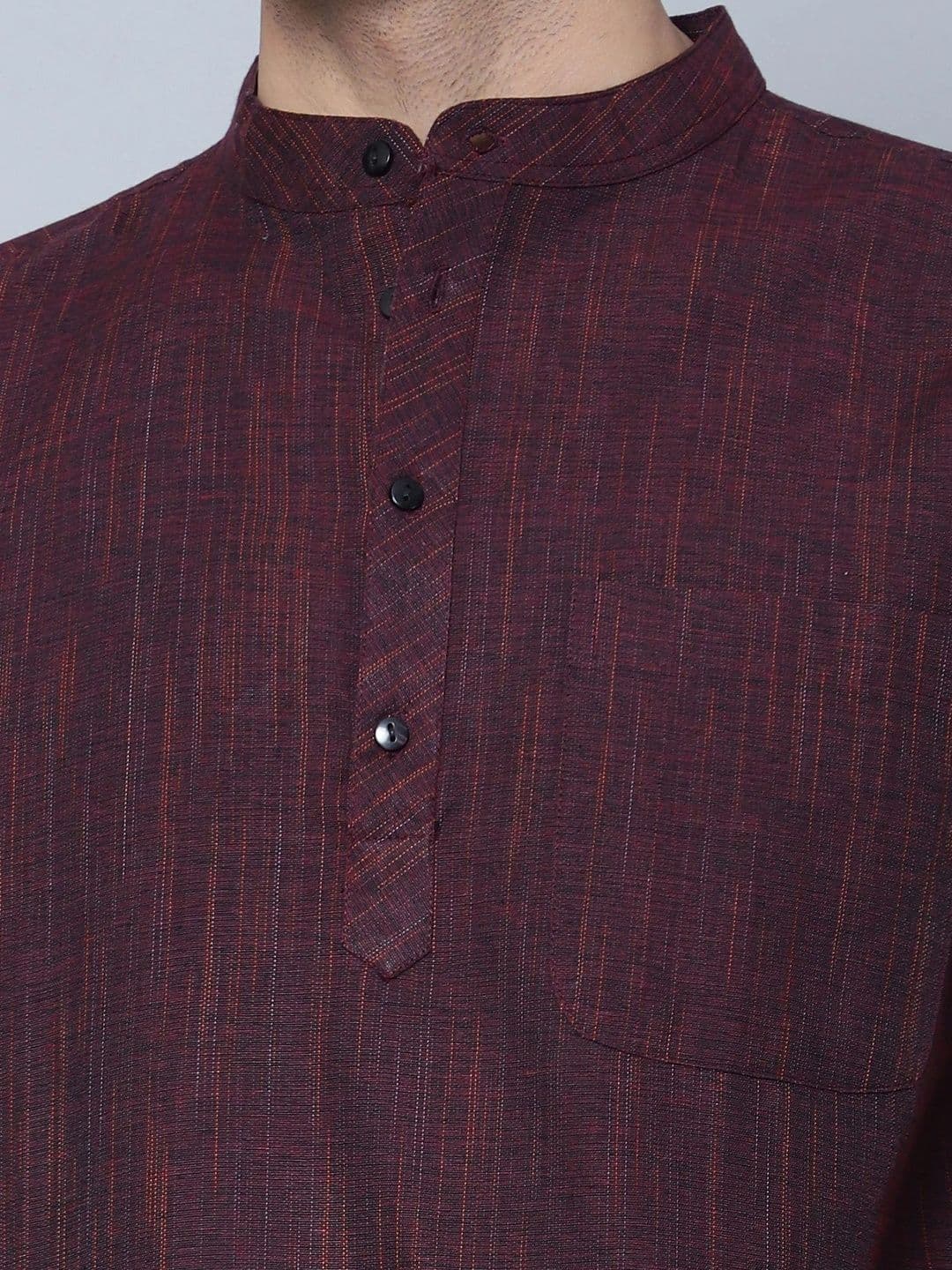 Latest Chikan Garments Men Khadi Kurta thumbnail 5
