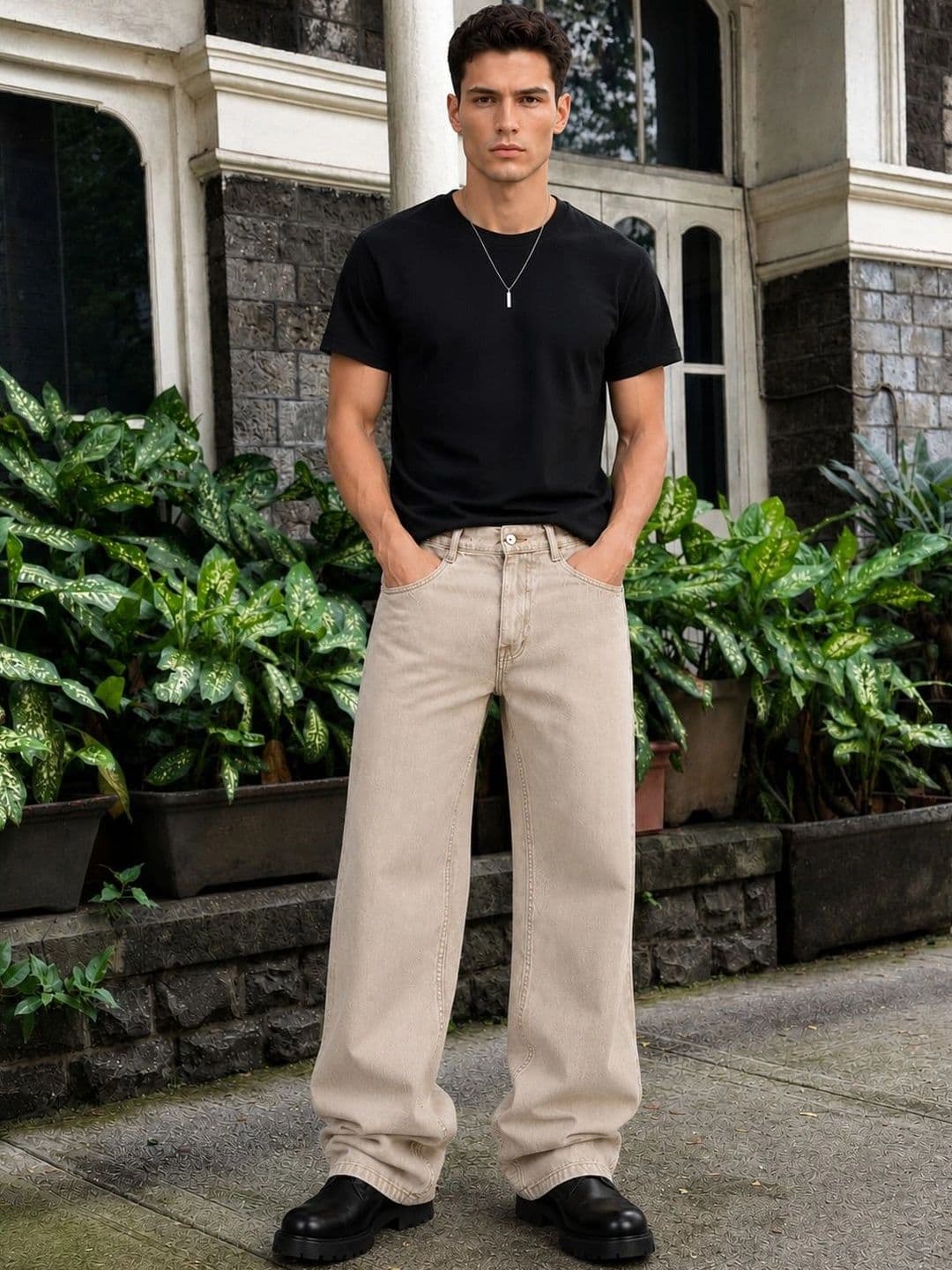 MQ Denim Men Straight Fit Mid-Rise Jeans thumbnail 3