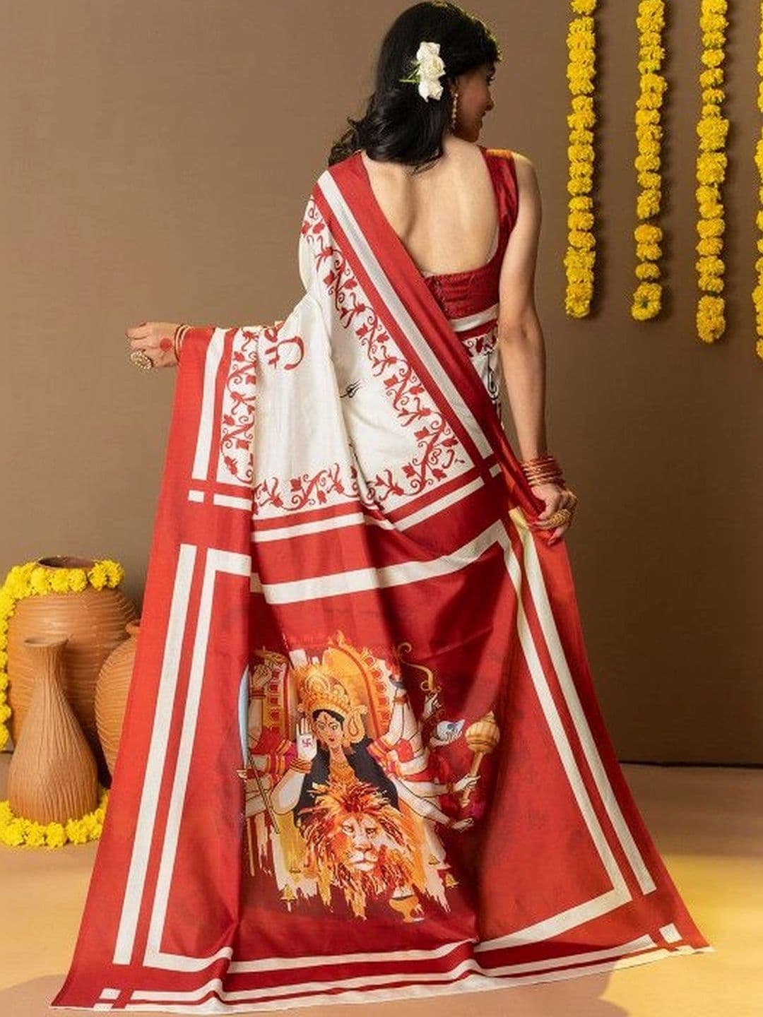 SZN   Pure Cotton Saree thumbnail 2
