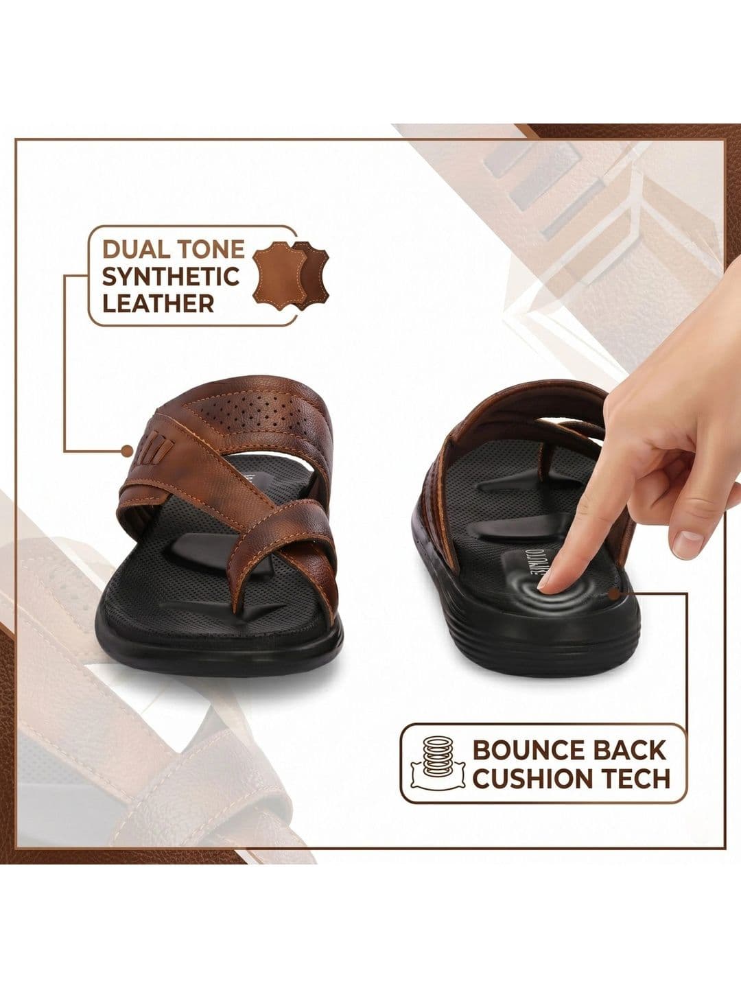 BINUTOP Men Comfort Sandals thumbnail 3