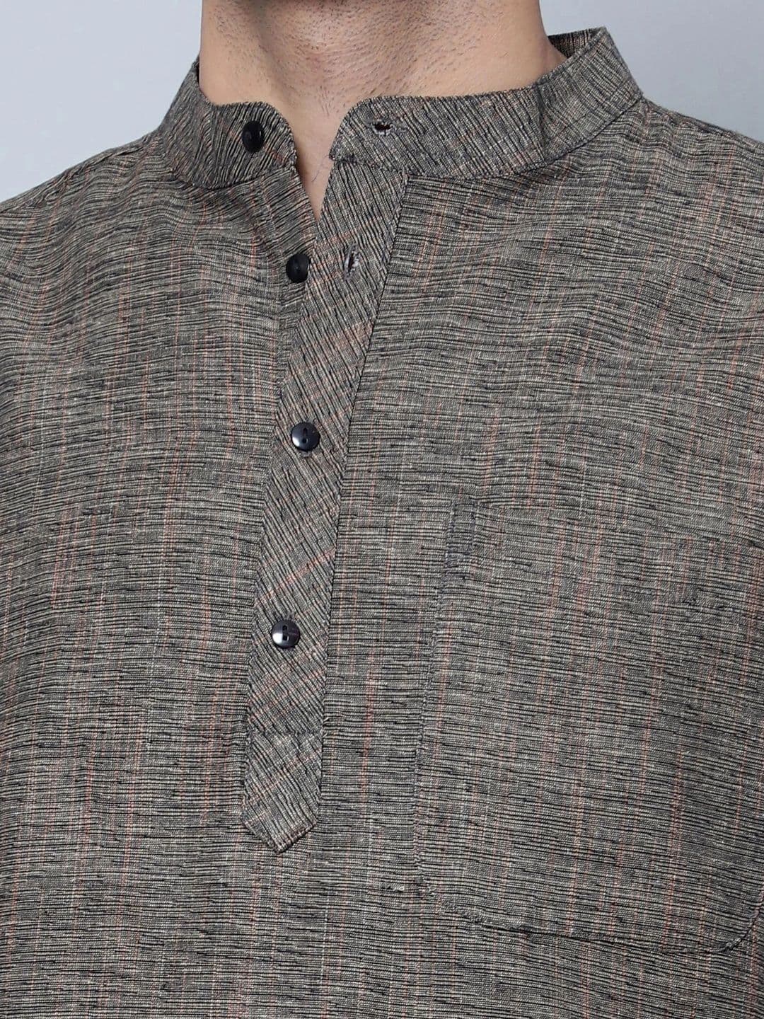 Latest Chikan Garments Men Khadi Kurta thumbnail 5