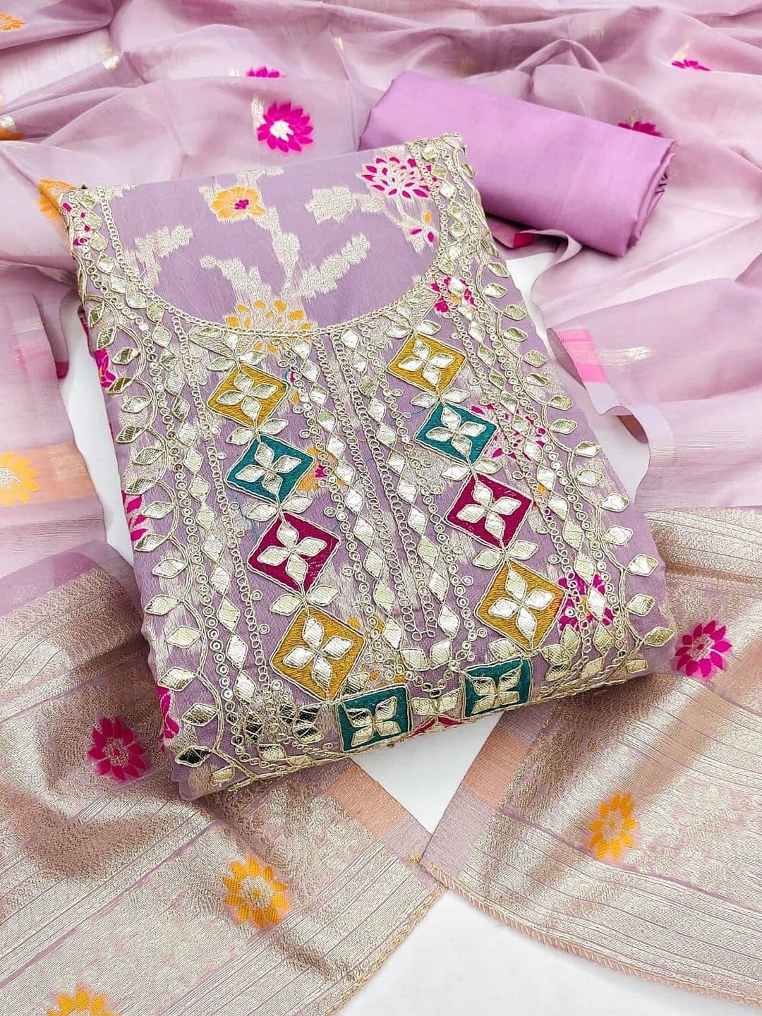 TAVAS Unstitched Dress Material thumbnail 5