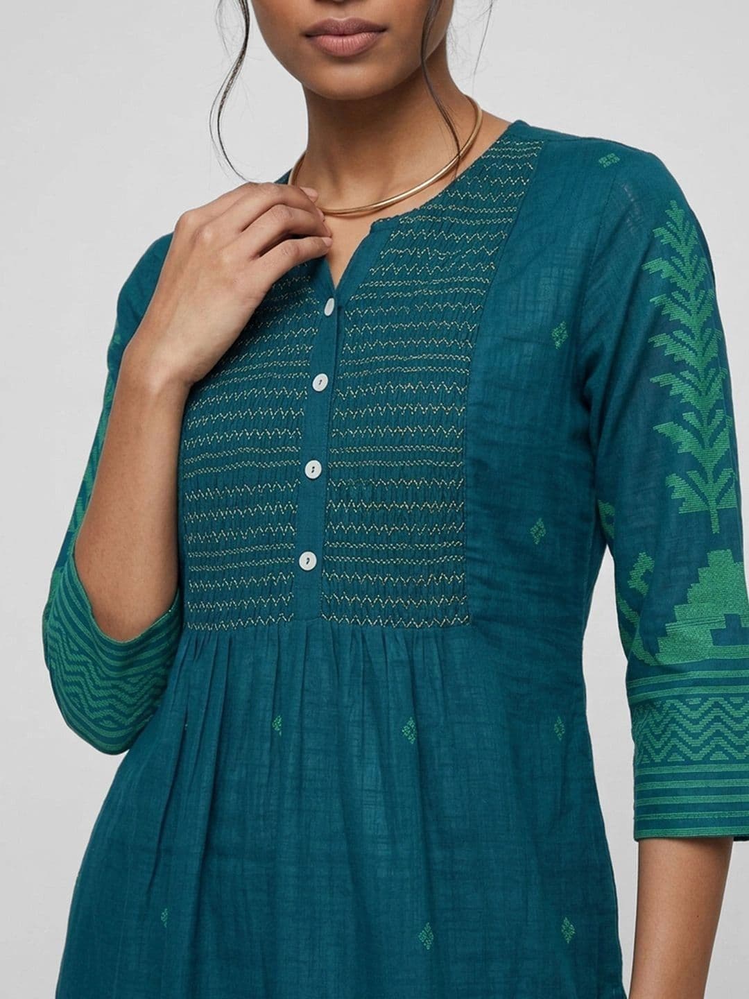 max Women Ethnic Motifs Printed Indie Prints Kurta thumbnail 2