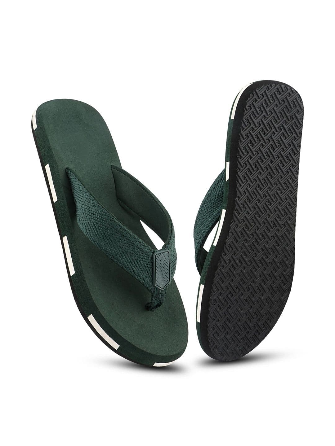 glitchez Men Striped Rubber Thong Flip-Flops thumbnail 5