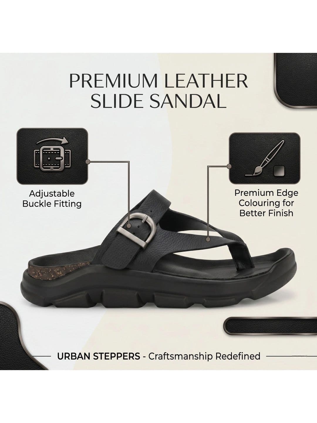 BINUTOP Men Comfort Sandals thumbnail 6