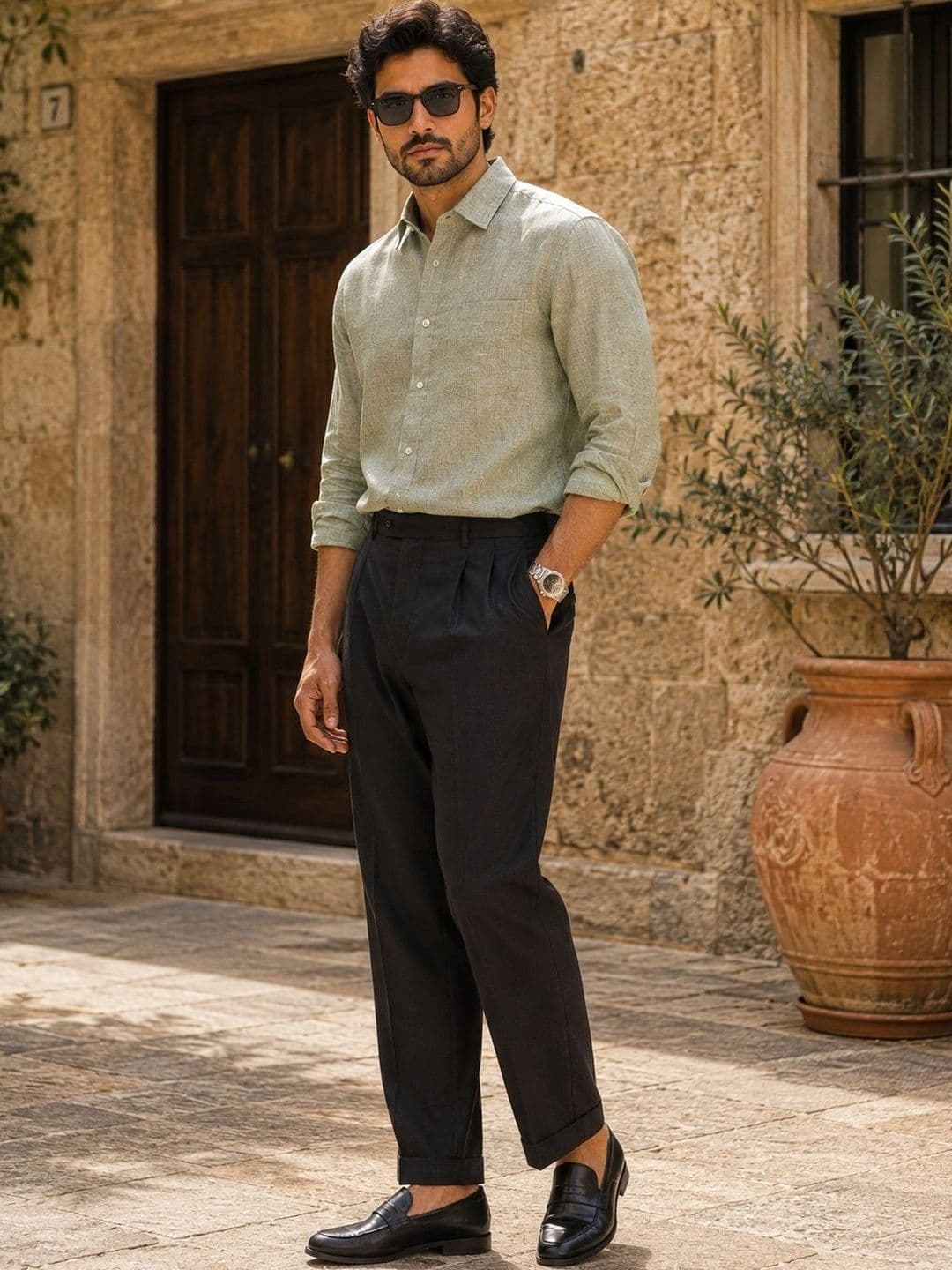 Threadsky Men Classic Casual Shirt - view 1