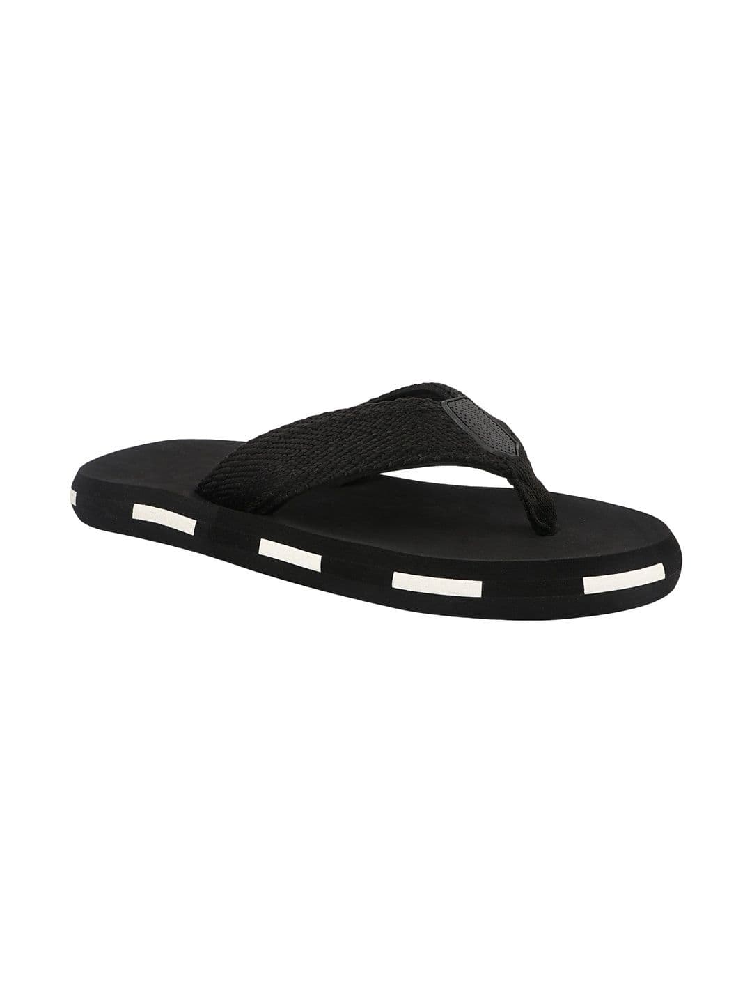 Roadster Men Striped Rubber Thong Flip-Flops thumbnail 4