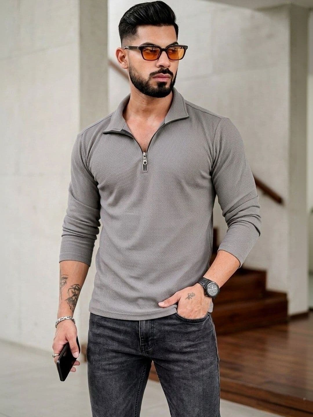 Azizan Men Polo Collar T-shirt thumbnail 2