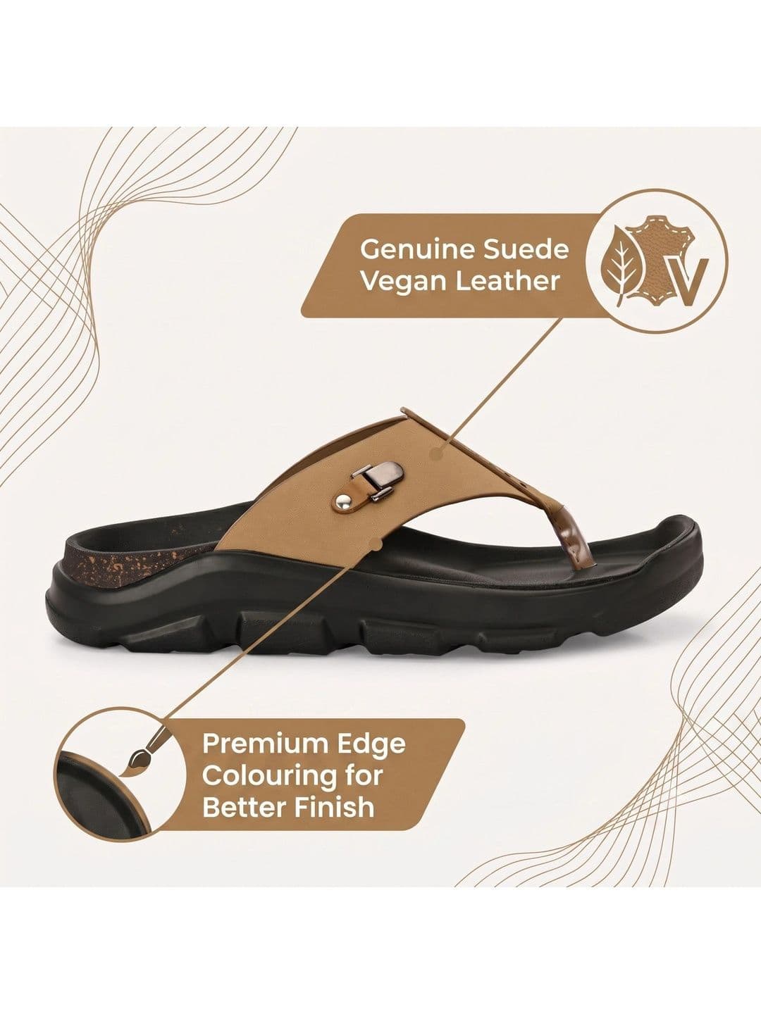 BINUTOP Men Comfort Sandals thumbnail 4