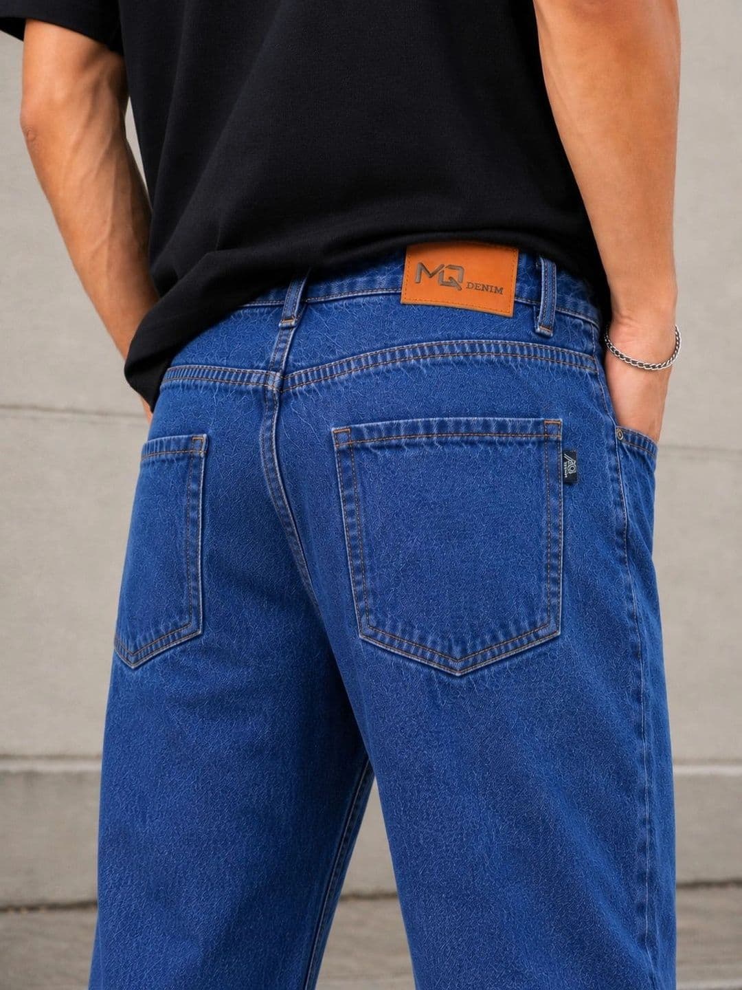 MQ Denim Men Straight Fit Mid-Rise Jeans thumbnail 3