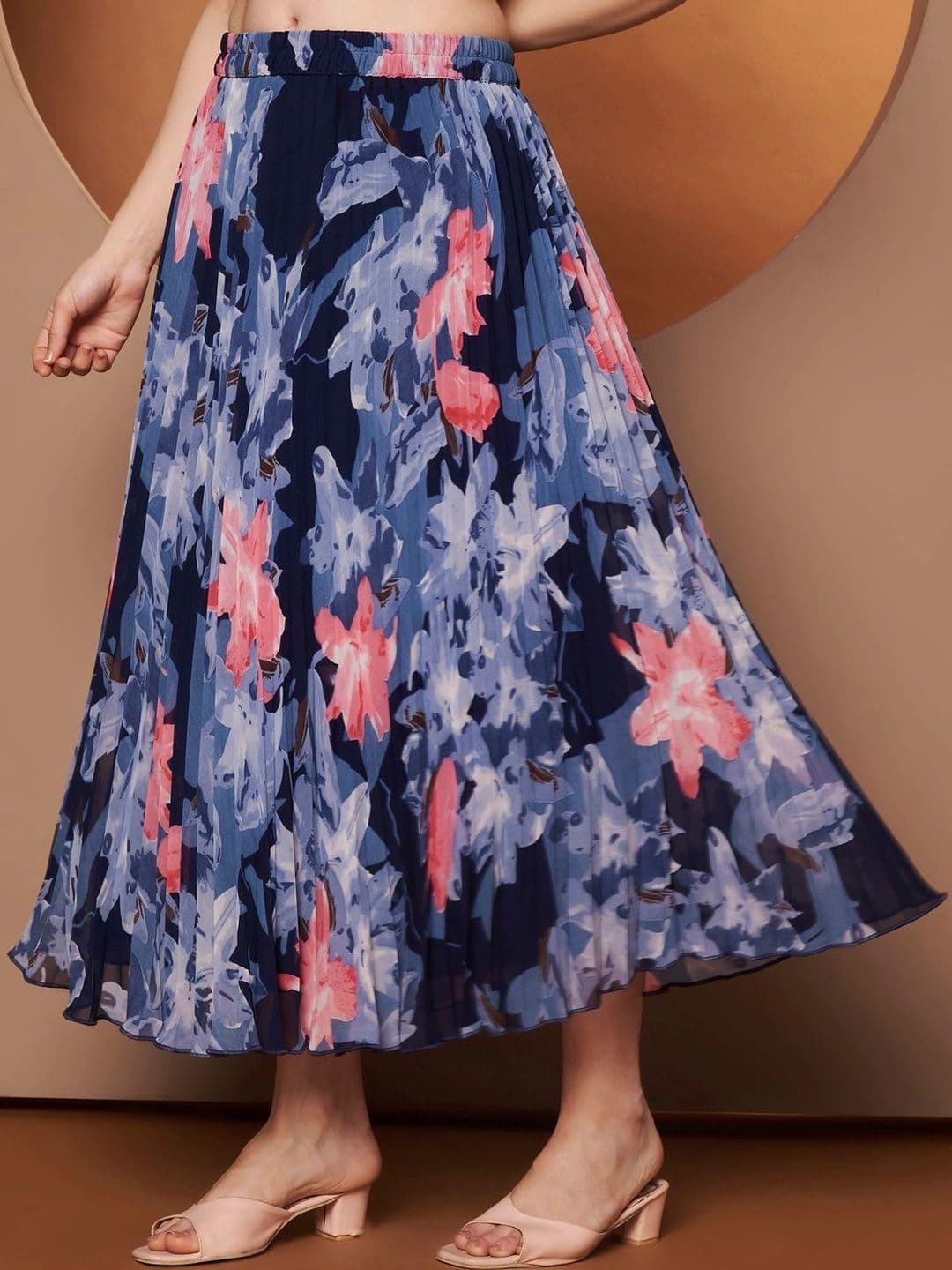 CORSICA Women Floral Midi A-Line Skirt thumbnail 6