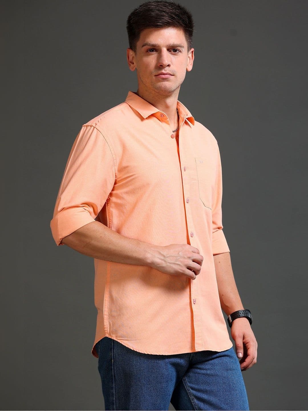 TOM MACKLER Men Classic Slim Fit Casual Shirt thumbnail 2