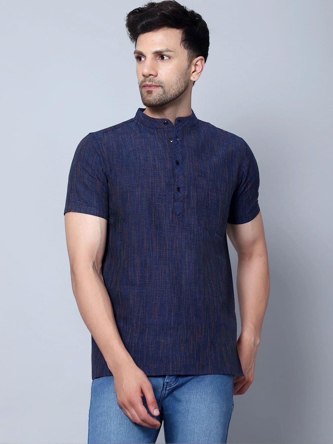 Latest Chikan Garments Men Khadi Kurta - view 1