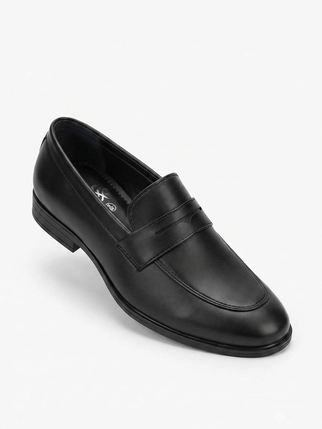 House of Pataudi Men Round Toe Slip-On Loafers Formal Shoes thumbnail 5