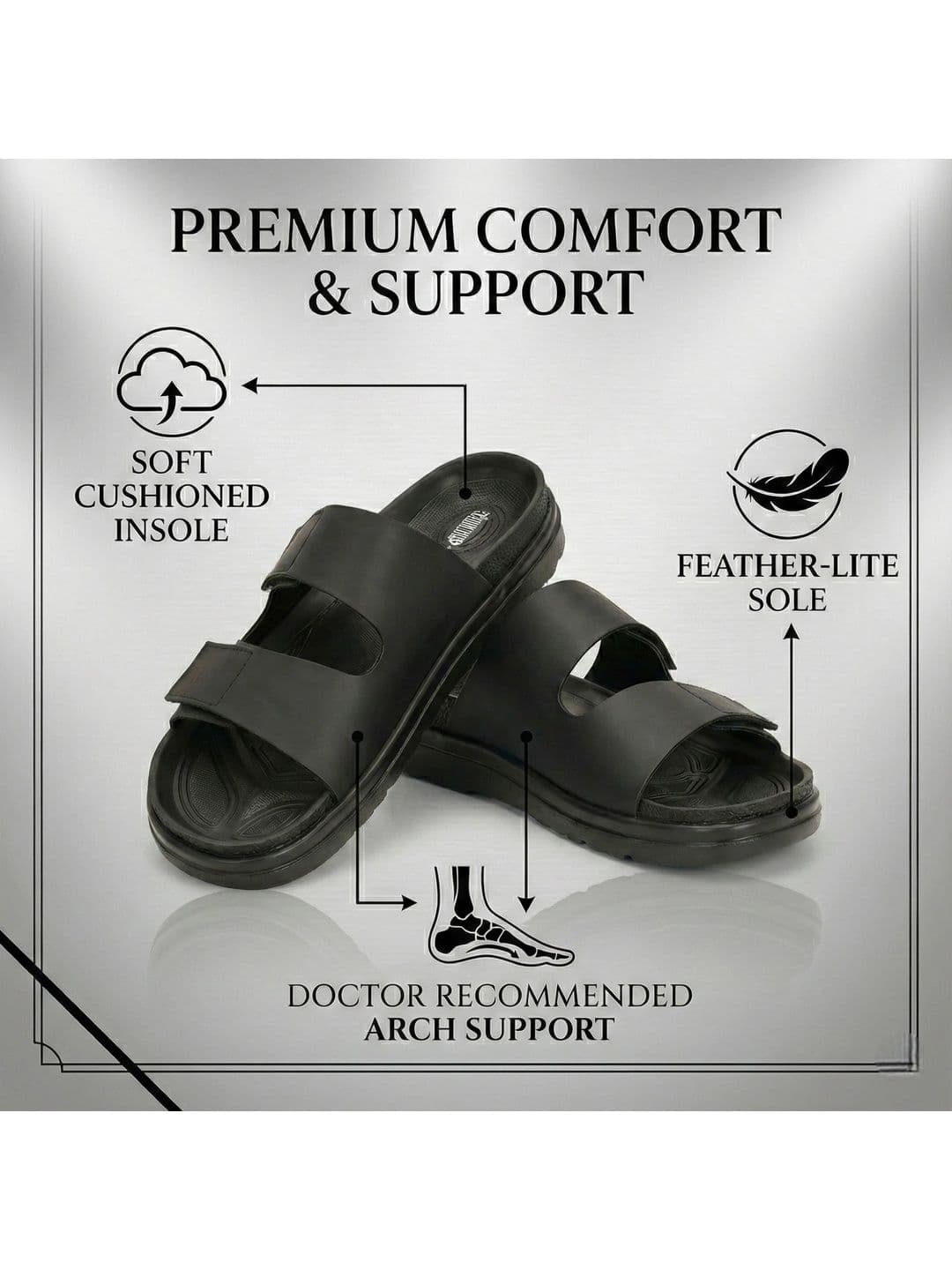 BINUTOP Men Comfort Sandals thumbnail 5