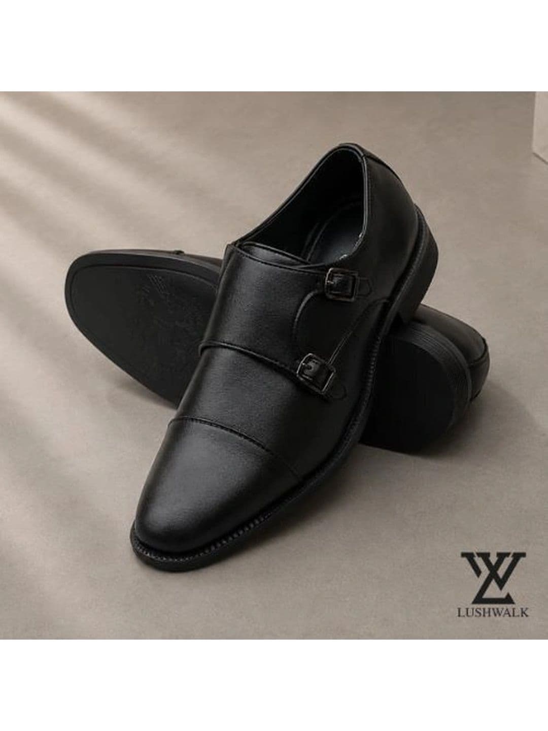 Lushwalk Men Leather Pointed-Toe Formal Shoes - view 1